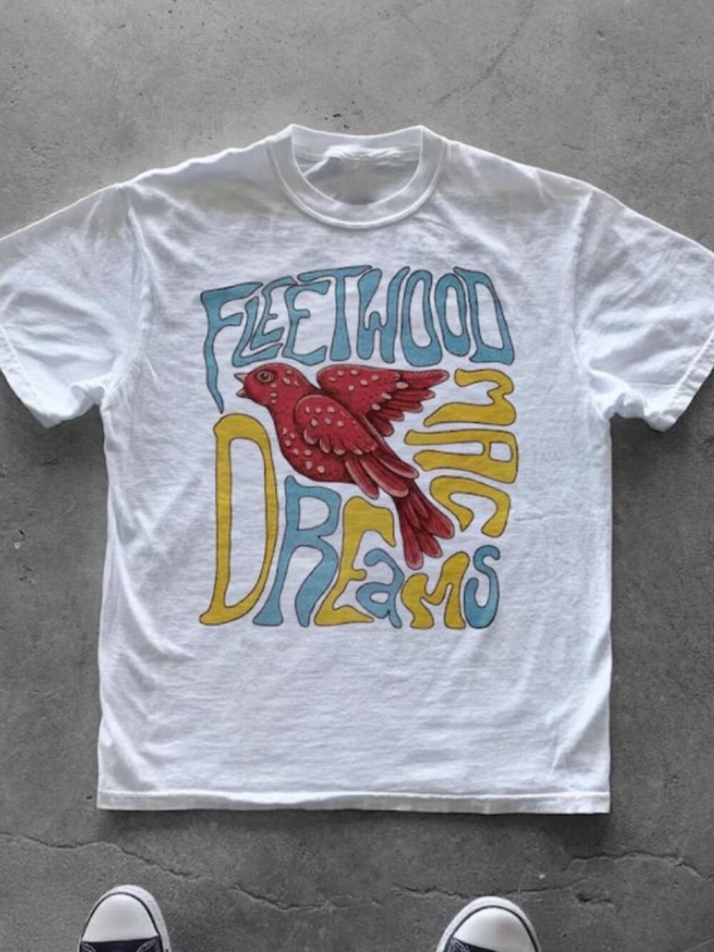 Fleetwood Mac Dreams Graphic T-Shirt – White